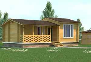 проект бани из профилированного бруса 